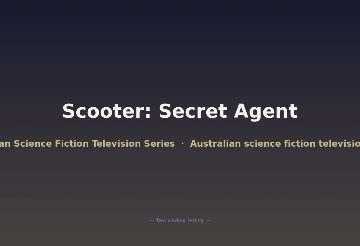Scooter: Secret Agent