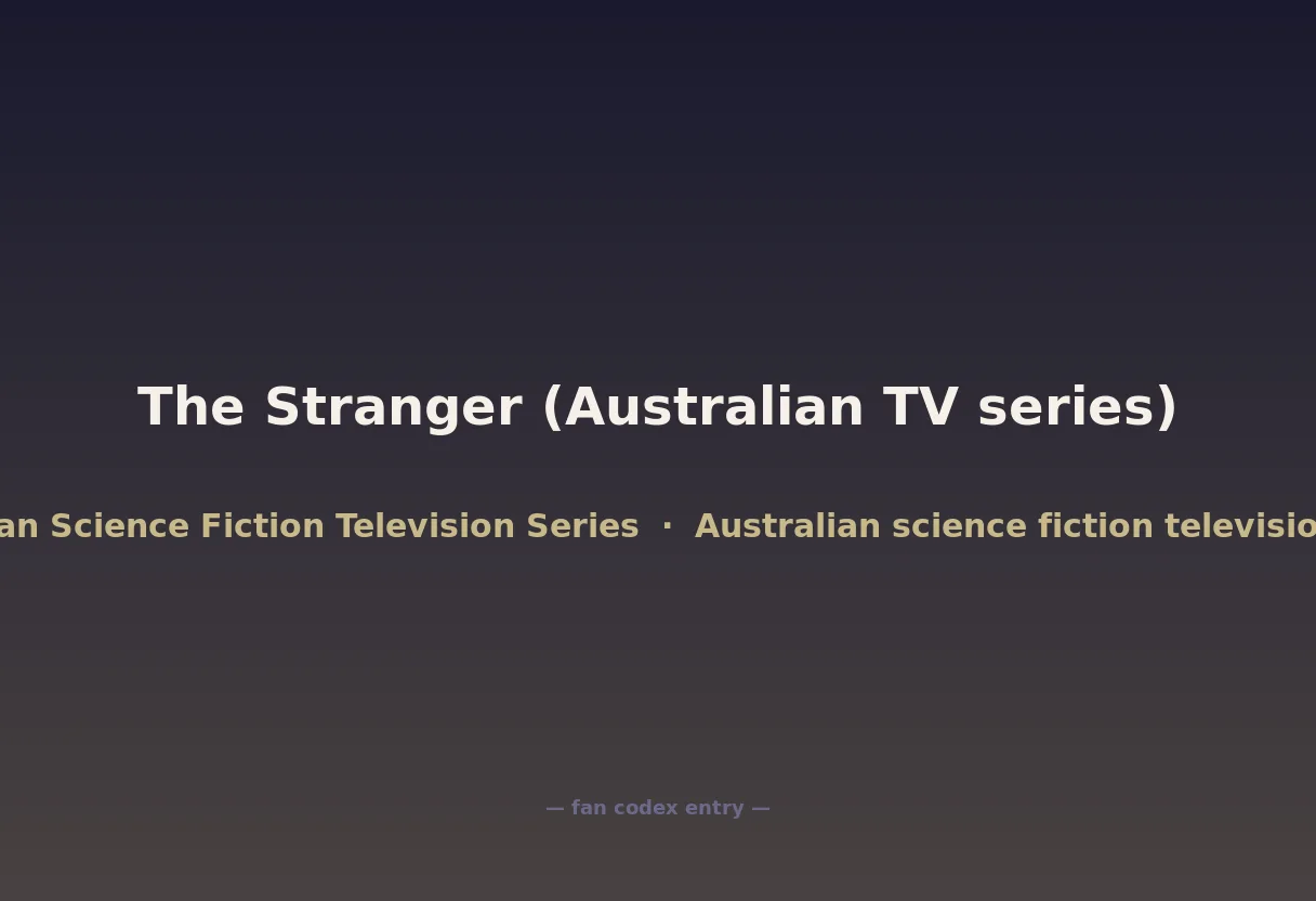 The Stranger (Australian TV series)
